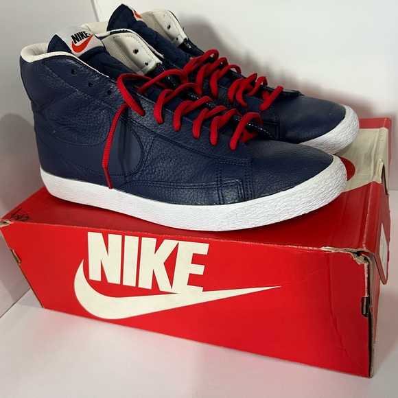 Nike Blazer Mid Trainers In Blue size 13 - Picture 5 of 16